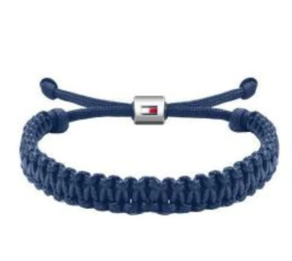 Tommy Navy Rope Bracelet