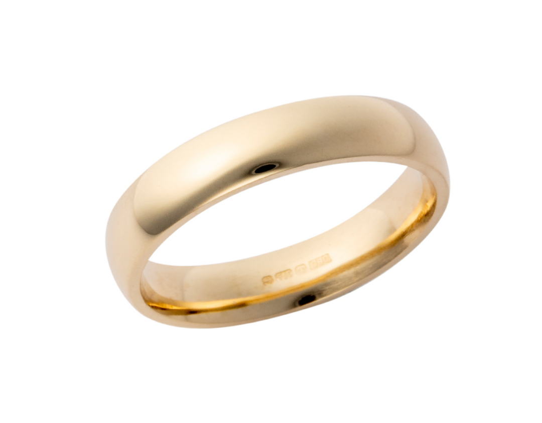 Ladies Plain Wedding Ring W50