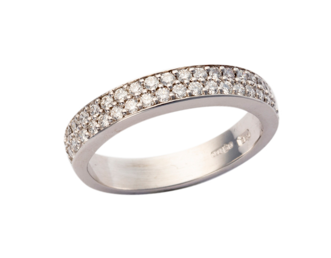 Ladies Pattern Eternity Ring