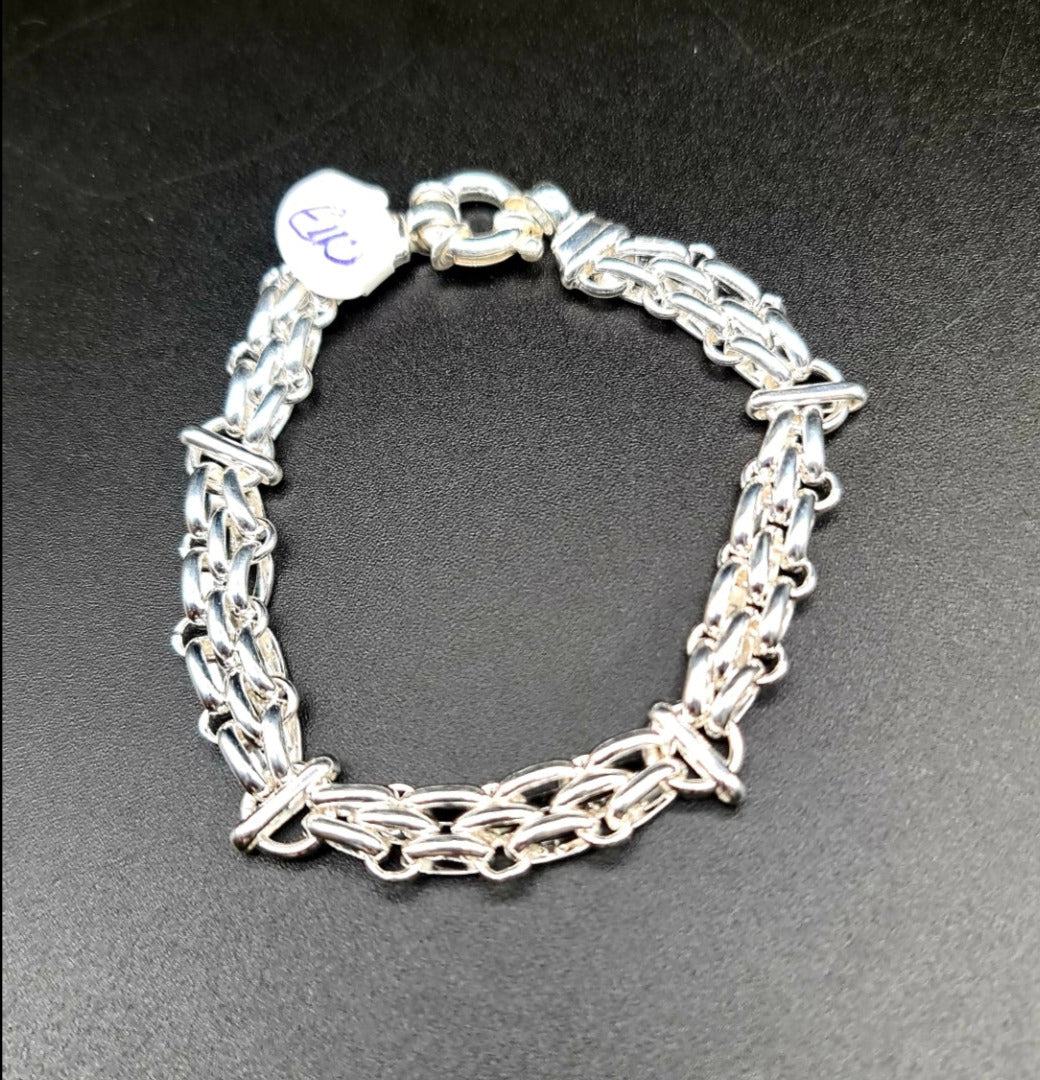 Solid Sterling Silver Bracelet