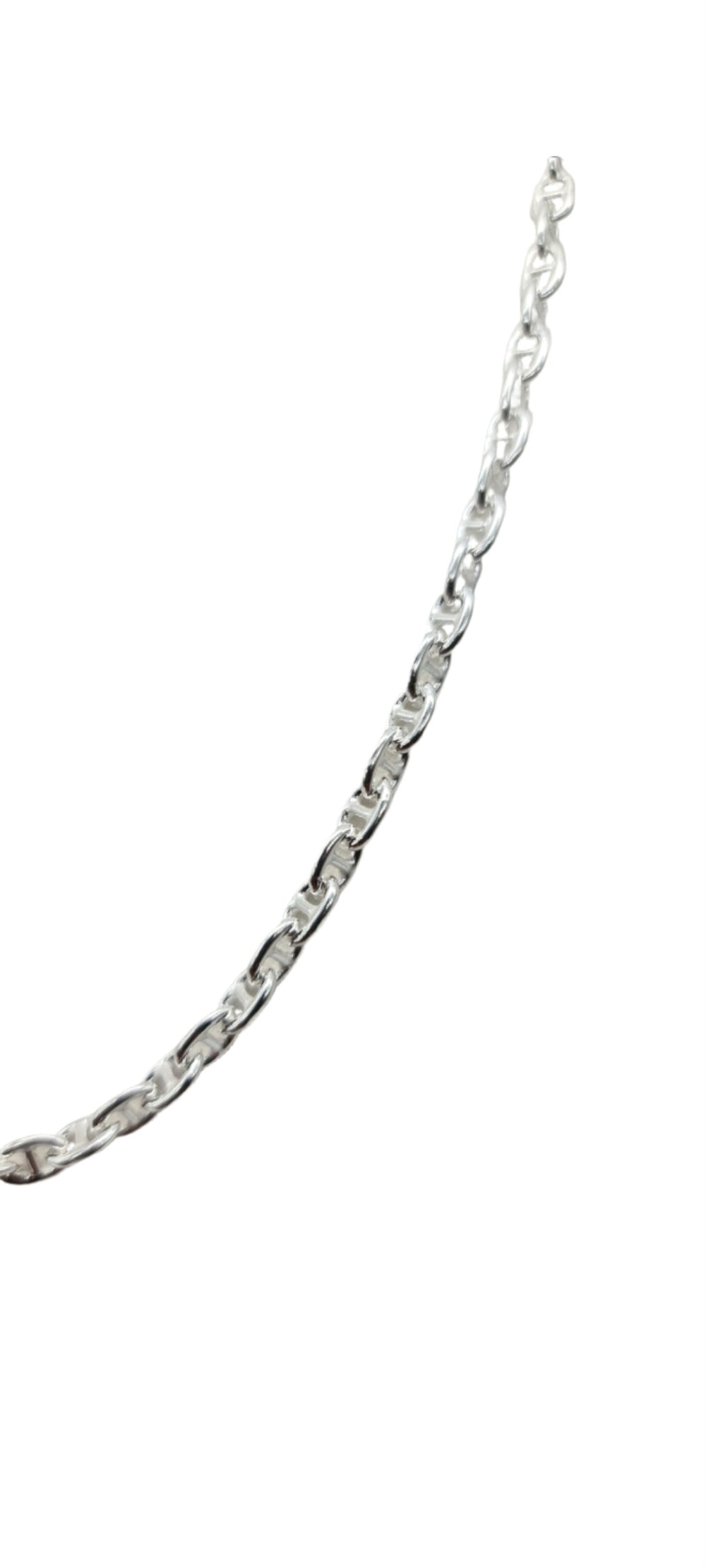 Sterling Silver Anchor Chain Necklace