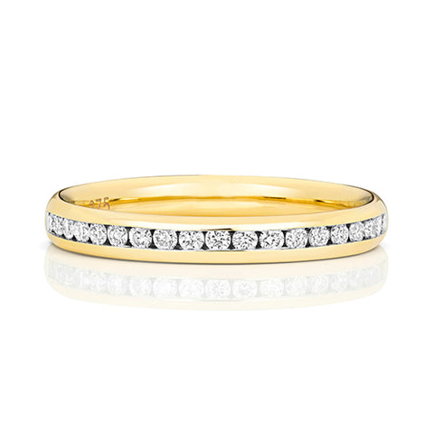 9ct Diamond Eternity Ring With 19 Diamonds