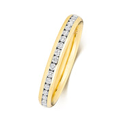 9ct Diamond Eternity Ring With 19 Diamonds