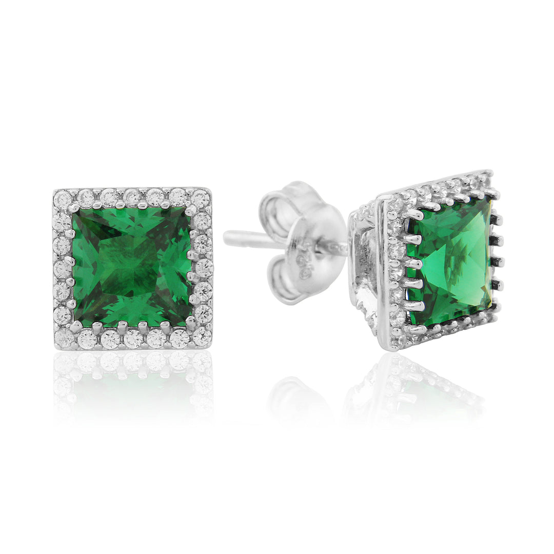 Waterford Jewellery Emerald Stud Earrings