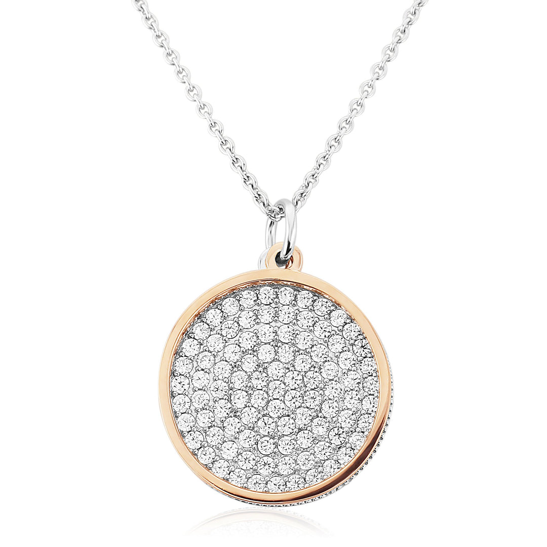 Waterford Jewellery Circle & White Crystal Pendant
