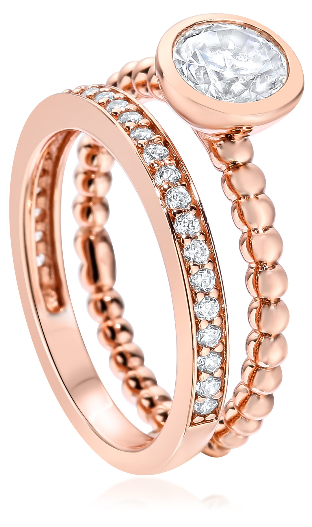 Waterford Jewellery Rose Gold Crystal Ring