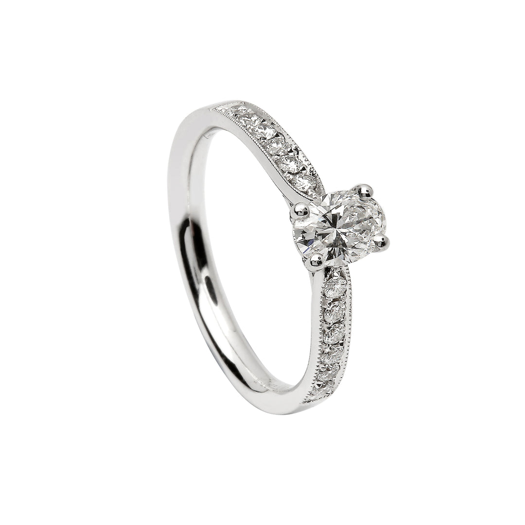 Solitaire Engagement Ring Oval