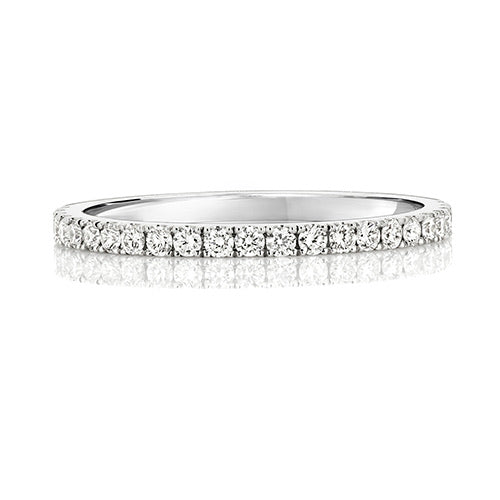 Platinum Diamond Half Eternity Ring