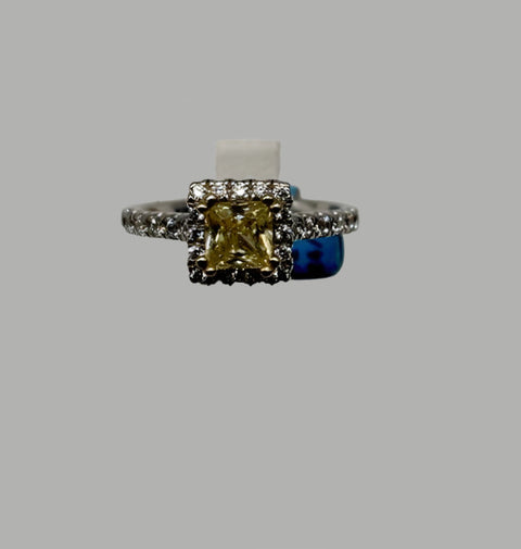 Yellow Diamond Engagement Ring