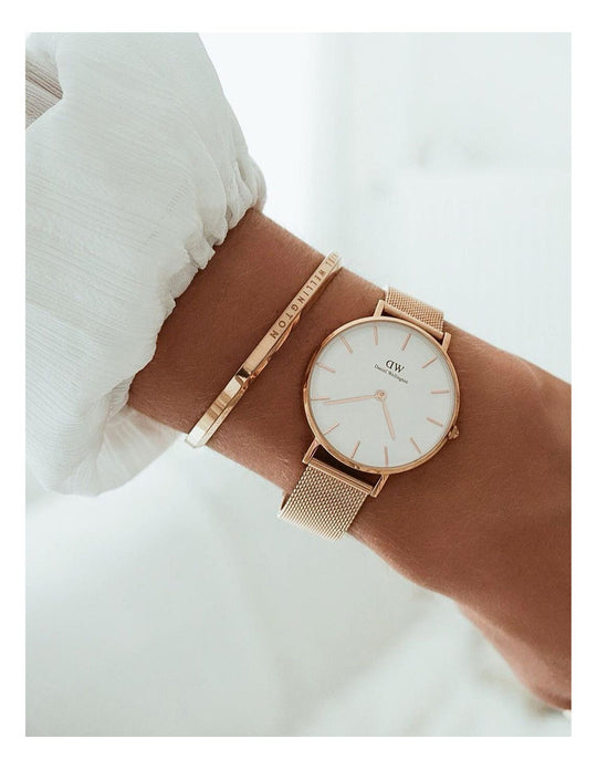 Ladies Yellow Gold Daniel Wellington Watch