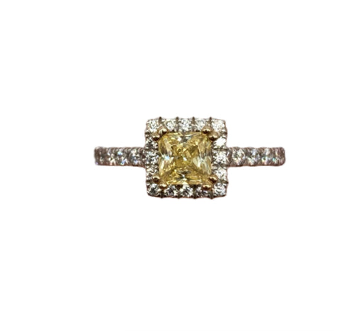 Yellow Diamond Engagement Ring