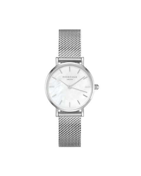 The Small Edit White Silver Watch