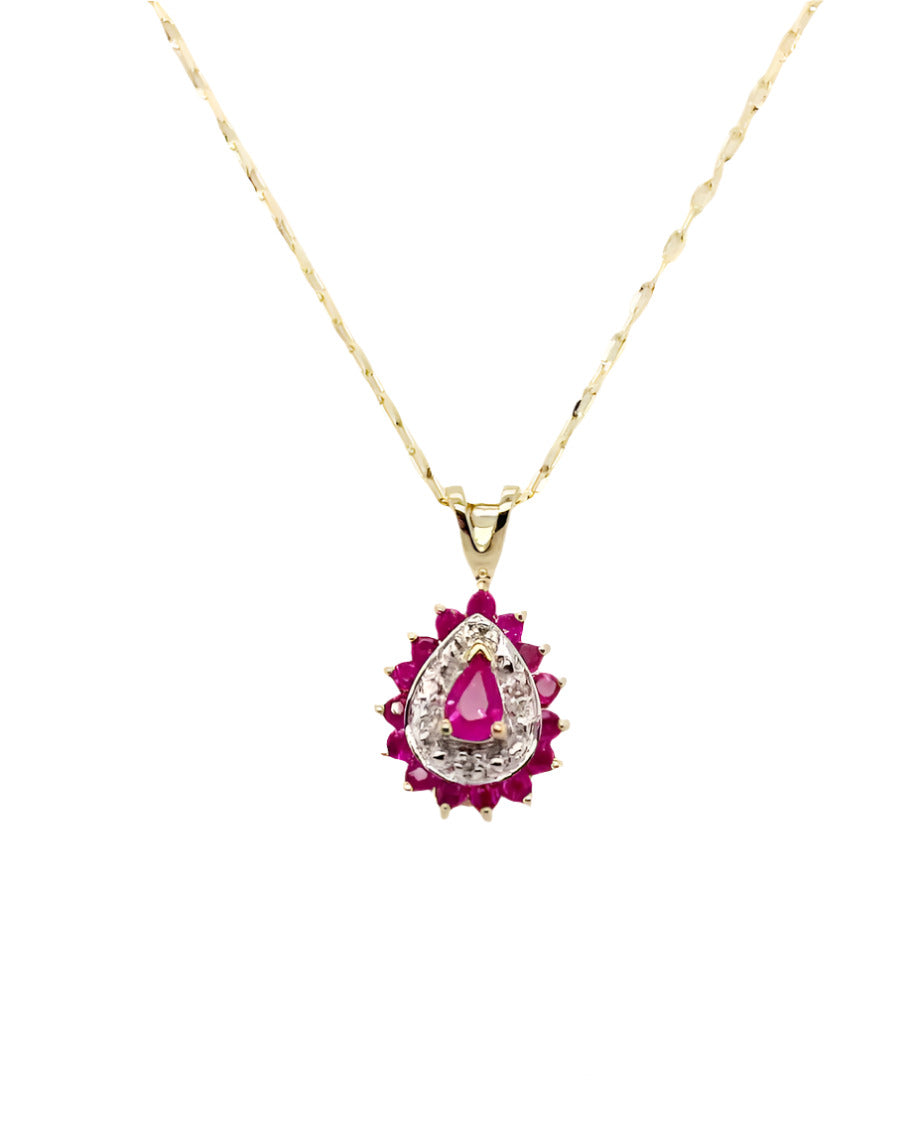 Ruby & Diamond Necklace