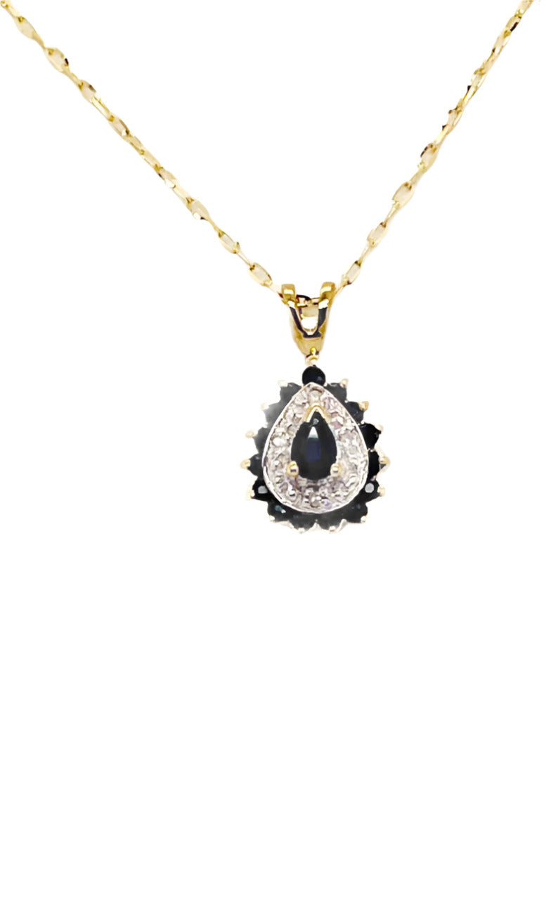 Sapphire & Diamond Necklace