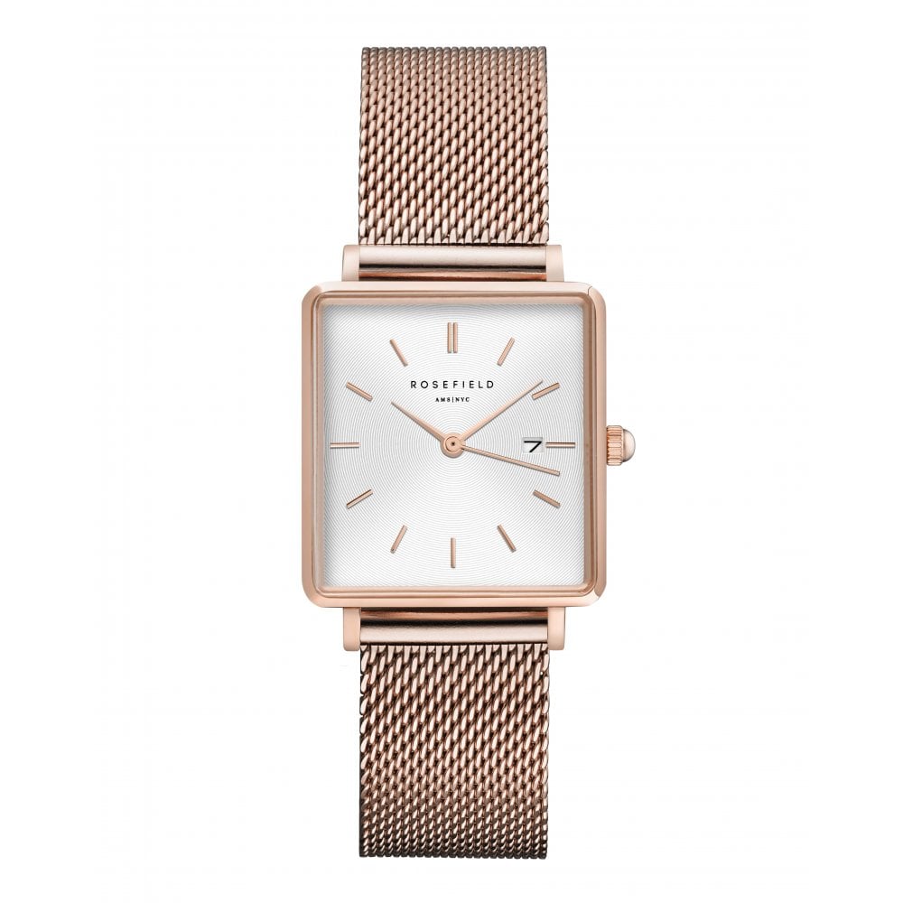 Rosefield Rose Mesh Sunray Ladies Watch