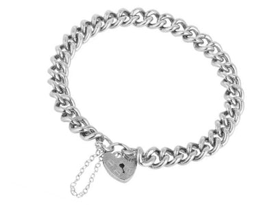 Curb Padlock Bracelet